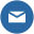 mail icon png white circle 175157